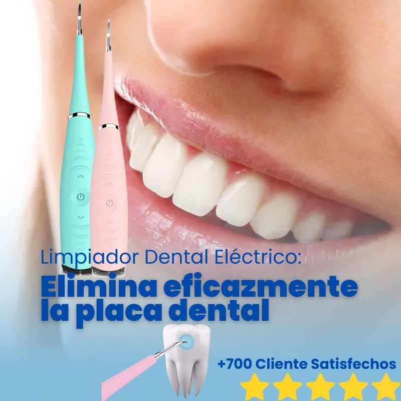 Limpiador Dental Eléctrico | Elimina eficazmente la placa dental